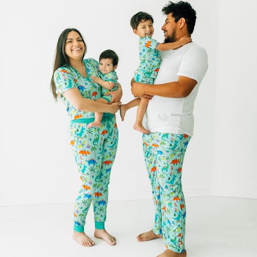 Image of Little Sleepies Mens Pajama Pants, Soft Viscose from Bamboo PJ Bottoms for Family Matching Set, Mens Sleepwear PJs w /Pockets