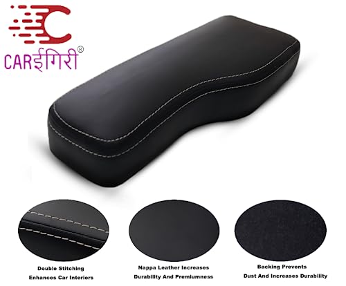 Image of Carigiri OEM Type Big Size Armrest For Tata Nexon /Nexon Ev /Nexon Facelift 2023 /Punch Ev Adventure (Double Stitching,Nappa Leatherette)(All Models & Variants) (Big)