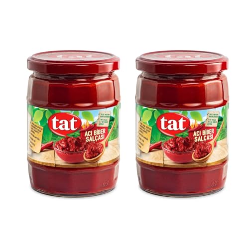 Tat Acı Biber Salçası, Cam Kavanoz, 550 gr, 2'li Paket