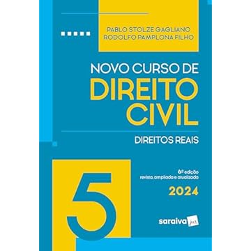 Capa do livro Novo Curso De Direito Civil - Direitos Reais - Vol. 5 - 6ª edição 2024: Volume 5