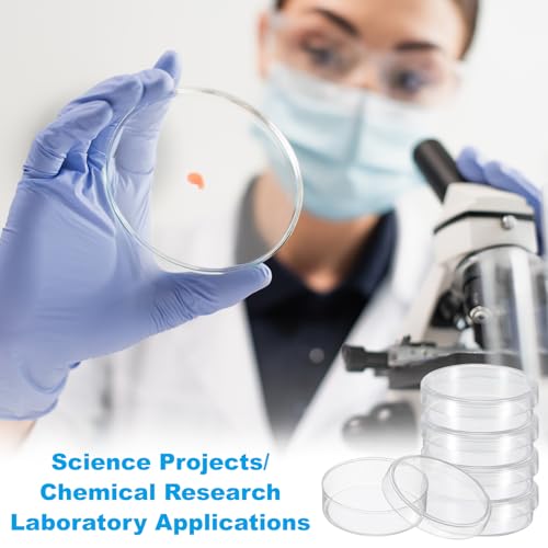 Patikil PTF240322TT000296 35Mm Plastic Petri Dishes With Lid, 20 Pcs Petri Plates Tissue Culture Plate For Lab Science Experiment thumb #3