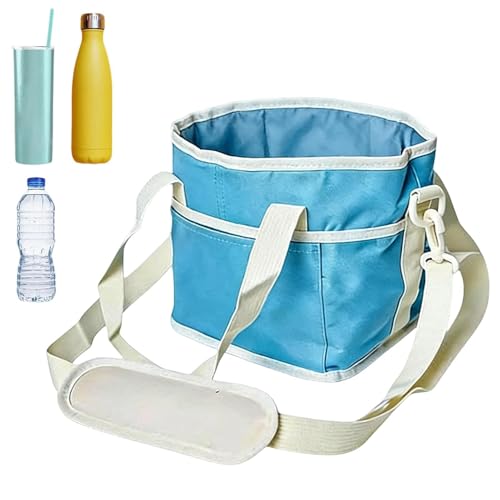 Portabebidas con 4 compartimentos ajustables tote para botellas de agua y refrescos para adultos