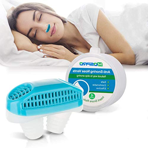Anti Snoring Devices [Upgrade 2-in-1] Snoring Solution Snore Stopper Anti Snoring Nose Vents Plugs Clip Air Purifier, Anti Snoring Devices Stop Snoring Sleep Aid Nasal Dilator Snore Reducing Aids