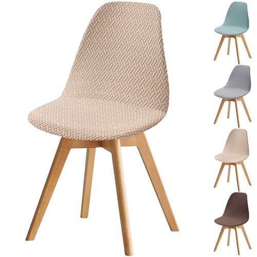 Fuloon Fundas para Sillas, Pack de 4 Fundas Sillas de Comedor Ajustables,Suave y Confortable Funda Protectoras para Silla Elasticas Lavables