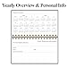 Check Registers for Personal Checkbook - A6 Blank Ledger Transaction Registers for Personal, Check Register Book for Checking and Saving Account, Deposit and Credit Card, 3,75