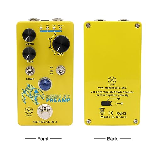 Jemora Distorsion/Overdrive/Préampli Guitare Pédale d’effet Commutateur 4 Modes et Commandes de Niveau/Gain Compact Portable Processeur d’Effet de Guitare Numérique pour Guitare Électrique – - Les Beatles, Paul McCartney, John Lennon, RIngo Starr, George Harrison Jemora Distorsion/Overdrive/Préampli Guitare Pédale d'effet Commutateur 4 Modes et Commandes de Niveau/Gain Compact Portable Processeur d'Effet de Guitare Numérique pour Guitare Électrique - – Image 8