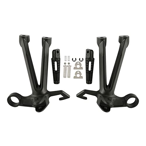 Repose-pieds de moto GSXR 1000 K7 K8 en finition Matt Black durable