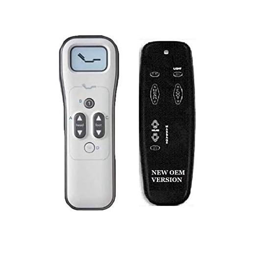 Replacement Control for Sleep Number Flex Fit Basic (New Non-LCD Black Version) Adjustable Bed