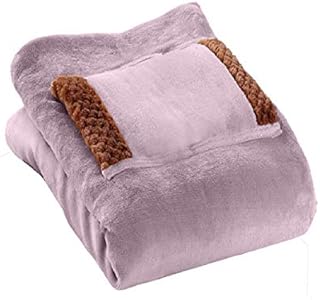 SLDHFE USB Electric Heated Blanket, Heated Throw Flannel Fleece Reversible Fast Heating Blanket Electric Shawl Wrap Plush Heated Throw Blanket for Home Office,23x31inch