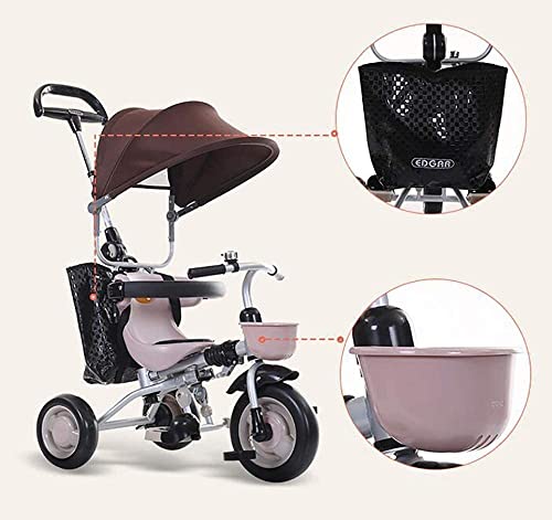 NUBAO Dreiräder Für Kinder ab 1 Dreirad Trike Baby Trike Faltbar, 4 in 1 Kinder Falten Dreirad Walker Fahrrad für 6… – Bild 6