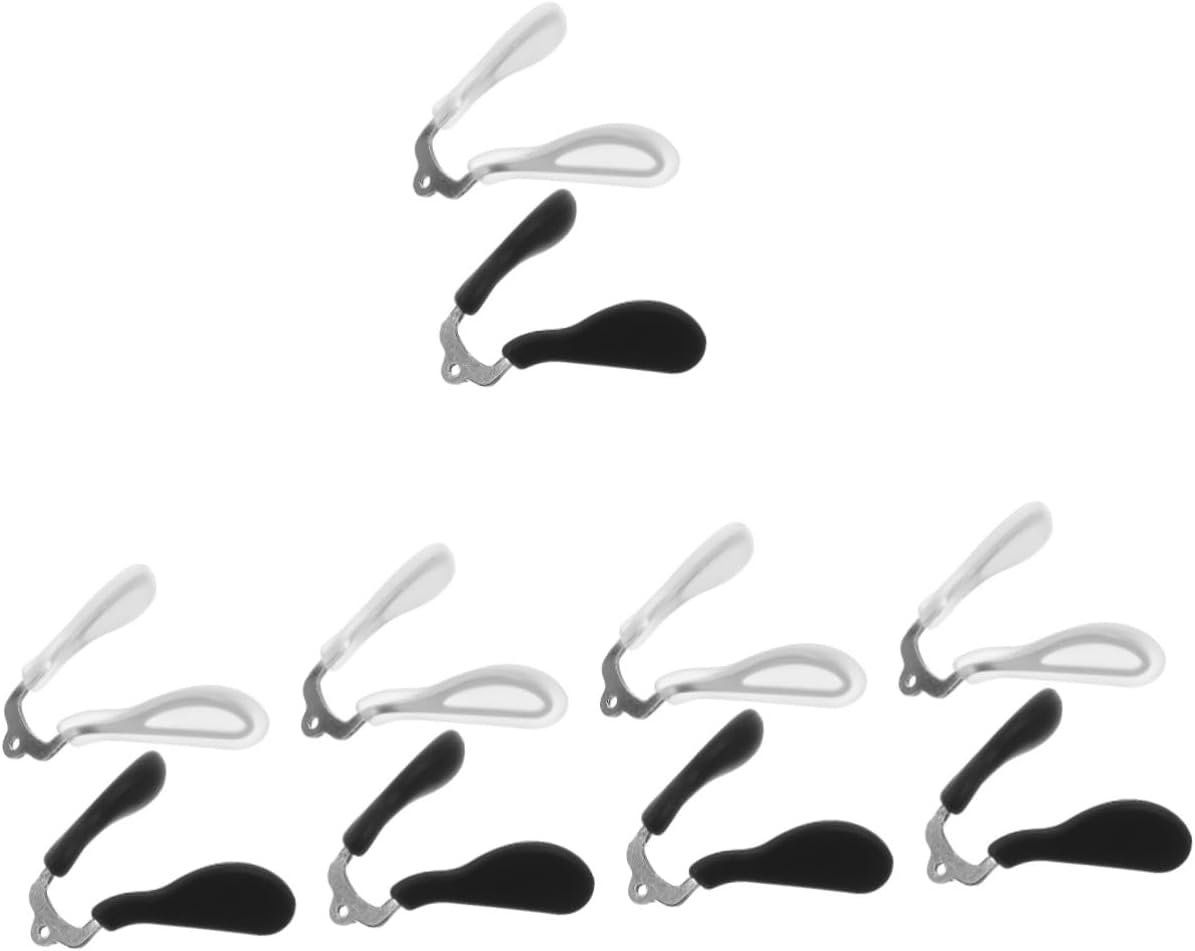NOLITOY 10pcs Flexible Glasses Nose Pads Comfortable Cushions for Eyeglasses Sunglasses and Frames Easy to Install Everyday Use