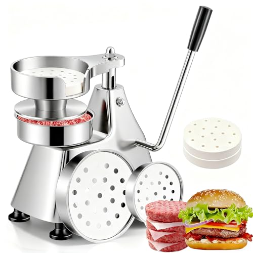 CTJ 3 in 1 Commercial Burger Patty Maker 4/5/6 Inch