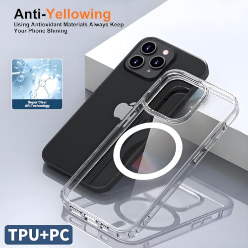 Image of FanTEK Phone Case Compatible with iPhone 11 Pro 5.8 Inch, Magnetic Case Clear Protective Bumper Hard Back Cover
