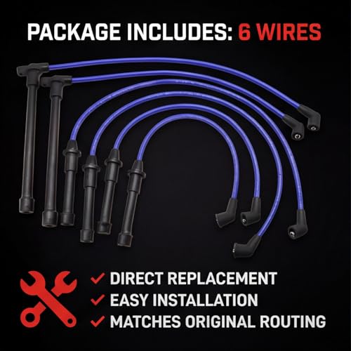 55301 Spark Plug Wire Set for Nissan Frontier & Xterra - Image 3