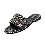 Porter des sandales extérieures en rhinestone pour femmes à la plage des sandales à la mode des sandales à la mode des sandales pour femmes Jolies Sandales De Plage Pour Femmes