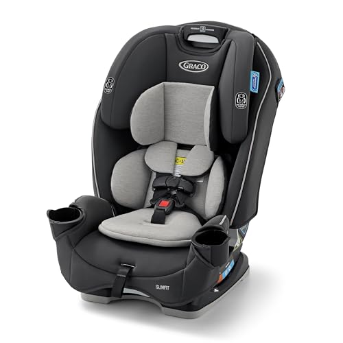 Graco Slimfit 3 in 1 Convertible Car Seat | Slim & Comfy Design Saves Space in Your Back Seat,...