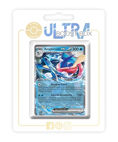 Amphinobi ex SV054 - Myboost X Écarlate et Violet 3.5 151 - Coffret de 10 Cartes Pokémon Françaises