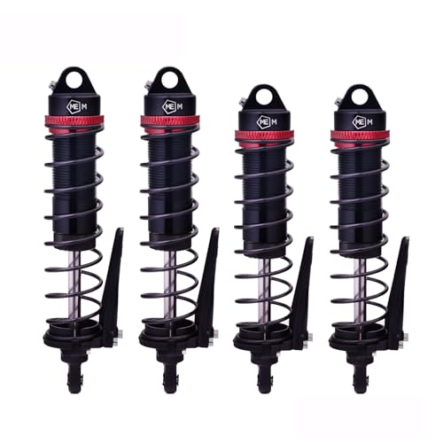 Mesimsple New Version Front Rear Shocks for Arrma 1/10 Senton 3S Front Rear Shock Granite 550 Mega 1/8 Typhon 3S BLX Upgrade Parts Series Upgrades Part Black