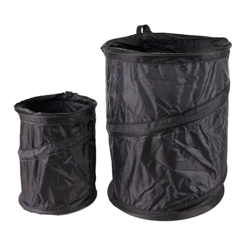 Go Gear TRASH-BLA-2PK Pop-Up Trash Can, 2 Pack Cover