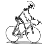 metalman24 Schraubenmännchen Fahrrad Rennrad Radfahrer I Handarbeit I Geschenkidee I Metallfigur I Metallmännchen I Stahlfigur I Schraubenmännle