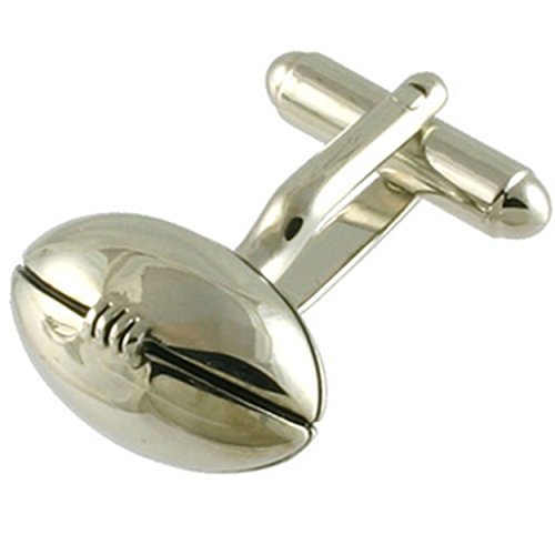 Boutons de manchette rugby homme en boîte écrin finitions chic