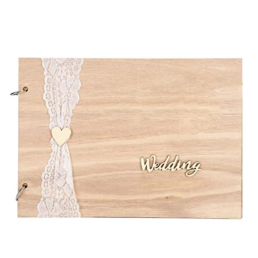 Libro de Visitas para Boda, Libro de Invitados Estilo Vintage, álbum de Visitantes,Innovadora de Fotos de Bricolaje álbum Recuerdo de Memoria para Aniversario de Bodas