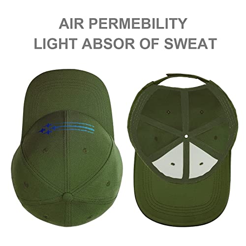 Original Classic Baseball Cap Blue Angels Diamond Adjustable Summer Sun Hat For Outdoor Activitie #TOP2