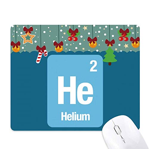 Tapis de souris chimie en caoutchouc He Helium pour décorer votre bureau