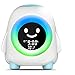 Cadrim Reloj Despertador para Niños, Reloj Despertador con Luz Nocturna para Niños, Entrenador para Dormir para Niños con Cambio de 5 Colores, Buen Regalo para Niños, USB de Carga (Azul)