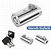 Vending Machine Lock Keys Tubular Locks Cylinder Lock Set fits Most T Handle Locks for Coke Snack Candy Machine Zinc Alloy Soda Machines, Chrome Surface (3 Keys)
