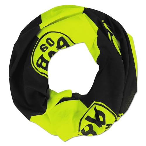 BVB MULTIFUNKTIONSTUCH NEON: Vielseitiges Schlauchtuch für Hals, Nacken und Kopf, ideal für Outdoor-Aktivitäten wie Wandern, Joggen, Radfahren; Gut erkennbar dank Neon-Farben, aus 100 % Polyester