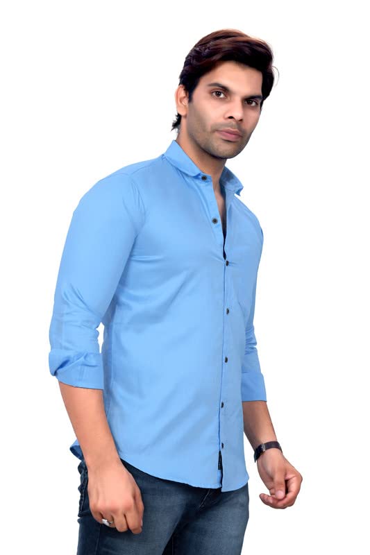 Image of Men's Cotton Regular Fit Fullsleeves Fomal Shirt