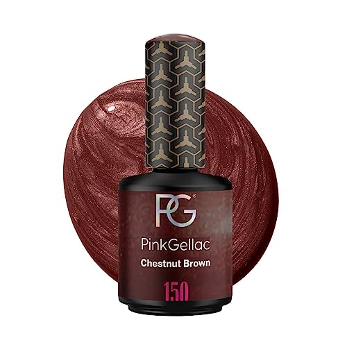 Pink Gellac 150 Chestnut Brown Soak-Off UV/LED Gel Polish