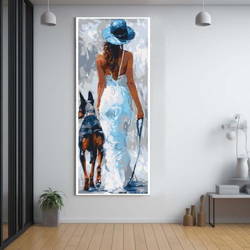 Grand format point de croix diamant kit complet : le cadeau idéal pour femme adepte d'art créatif