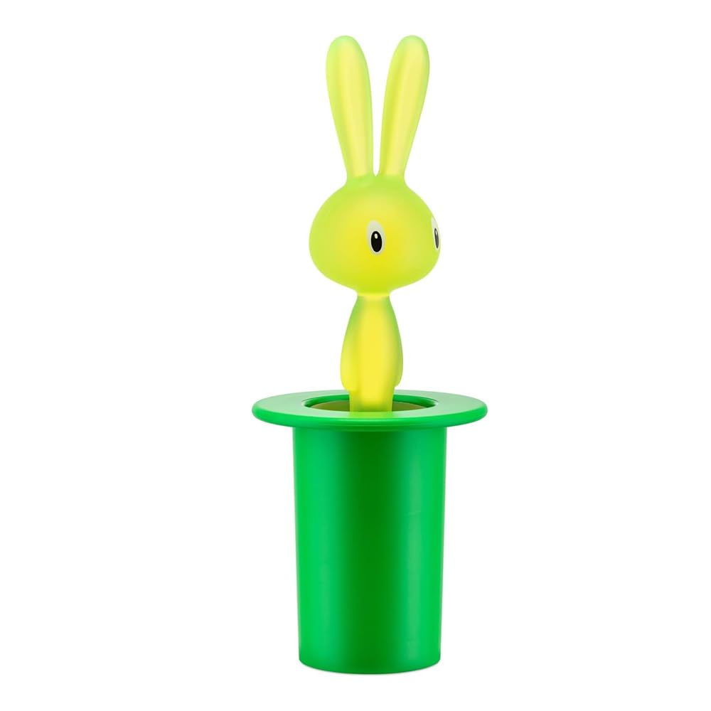 Porta stuzzicadenti coniglio porta stuzzicadenti scatola porta stuzzicadenti autosufficiente in PVC dispenser dolce contenitore per cucina soggiorno verde