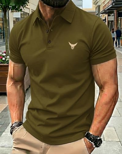 Image of AUSK Polo T-Shirt for Men || Half Sleeves Neck Polos Men Tshirt