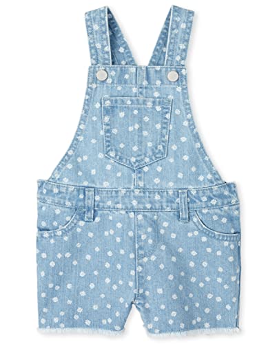 Image of The Children's Place baby-girls And Toddler Girls Denim Shortalls