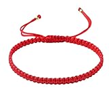 【Bracelet Rouge Traditionnel】 Ce bracelet fil rouge est un symbole puissant de protection, de chance et d’amour, inspiré des coutumes asiatiques et porté pour éloigner les énergies négatives.