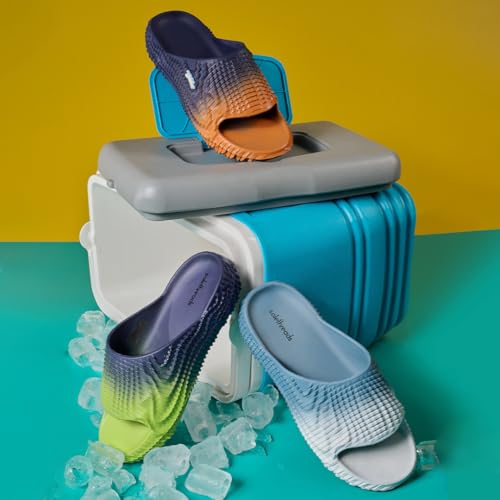 Image of SOLETHREADS ALLIGATOR Sliders for Men|Stylish|Comfortable|Cushioned Sole|Anti-Skid|Durable|Indoor|Outdoor|Flexible|Trendy Style|Slip-on|Waterproof|Lightweight Summer Flip Flop|Everyday Slides