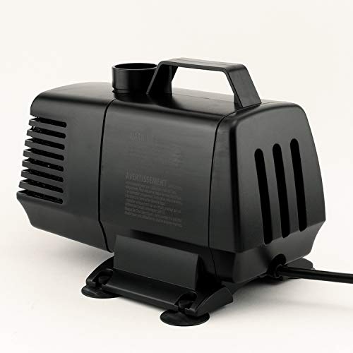 Ecoplus Eco 2245 Water Pump Fixed Flow Submersible Or Inline For Aquariums, Ponds, Fountains & Hydroponics - Ul Listed, 2166 Gph, Black #TOP7