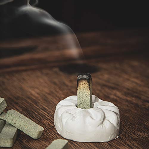 Incienso de Santa Fe - Fir Balsam Natural Wood Incense Bricks Without Holder, 40 Count - Made in The USA