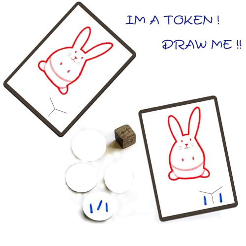 image for WIETUNV 52 Pack MTG Tokens Premium PVC Double-Sided MTG Proxy Cards fo