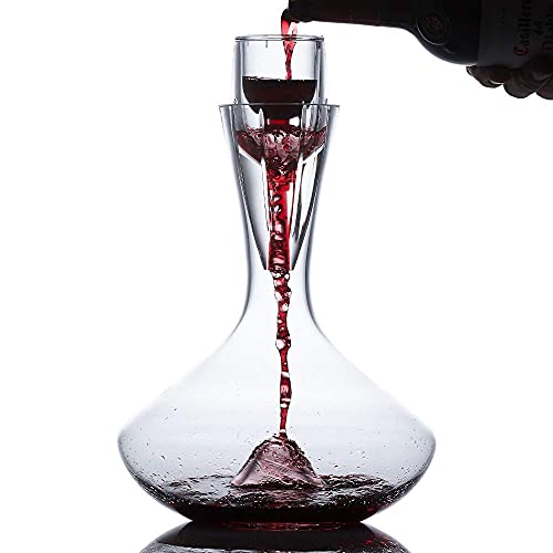 Omni Wine Aerator and Citadel Decanter Bundle Set by Vintorio