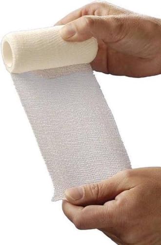 Elasticizzata Benda Elastica Opaska con Fissaggio Mezzo Treno Collegamento Romed Diverse Misure - 8 cm x 5 m