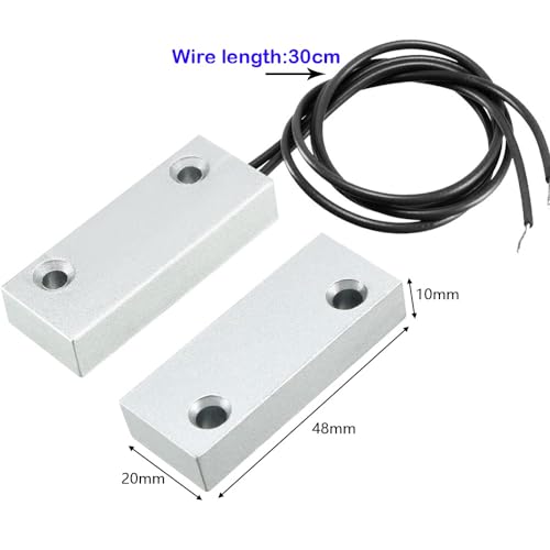 Image of Gebildet Rolling Door Contact Magnetic Reed Switch Alarm with 2 Wires for NC. Applications MC-52
