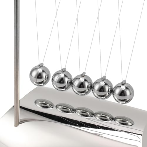 Bolas Oscilantes, Bola de Pêndulo de Equilíbrio ABS e Aço Inoxidável Atraente para Escritório