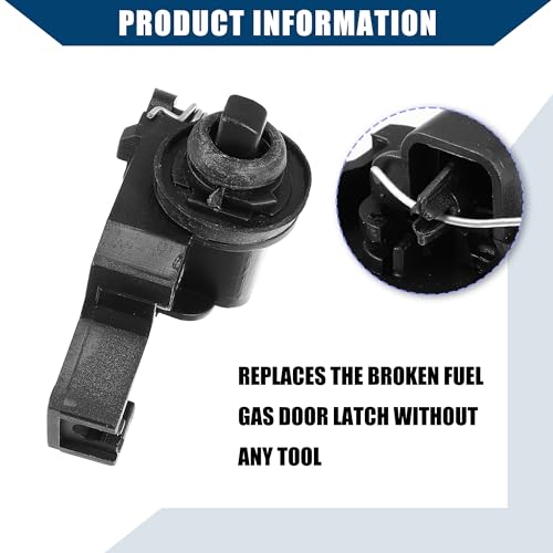 Image of NO. 78827-3SG0A Fuel Door Latch Lock Release Actuator for Nissan Sentra 1.6L 1.8L L4 Gas /Durable Plastic / 1pcs Black