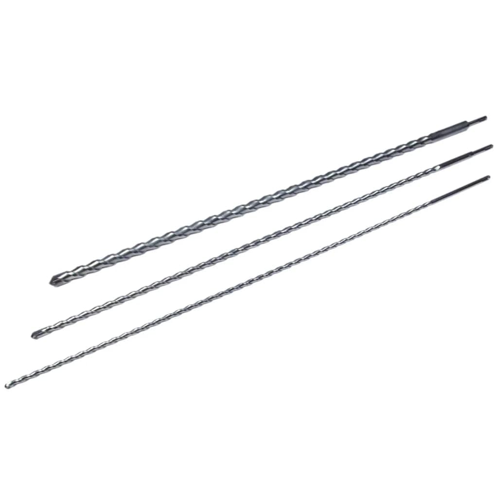 (6) Juego de brocas de percusión, 3 piezas, alojamiento SDS-Plus