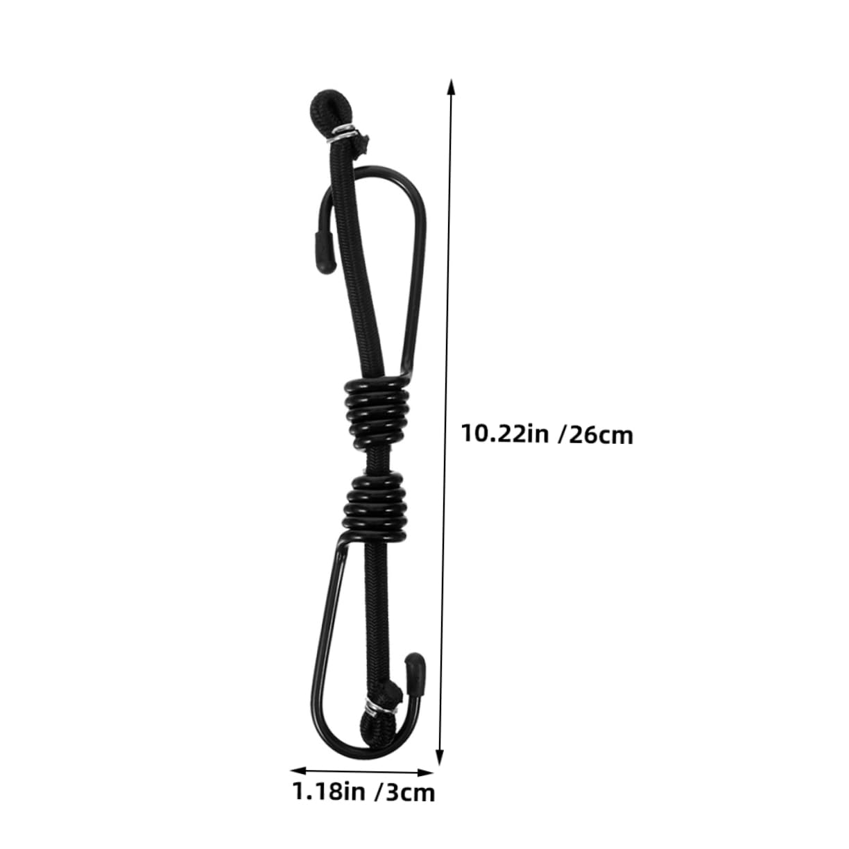 GANAZONO Motorcycle Bike Tie Down Straps 8pcs Bungee Cords Hooks Elastic Straps for Cargo and Luggage Easy Install Binding Belts for Travel