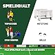 TIPP-KICK Cup 108x71 cm mit Bande – Das spielfertige Set mit 2X Spieler, 2X Torwart, 2X Netztor, 2X Ball I Spielfeld aus Filz